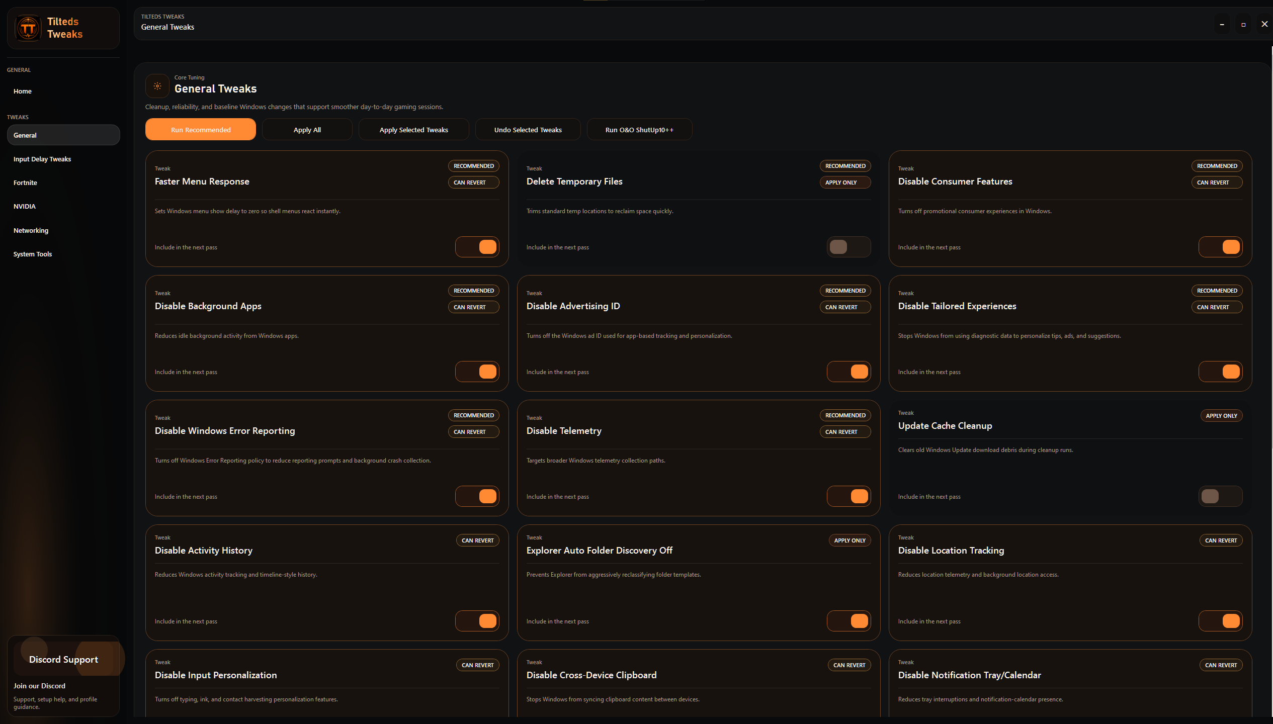Auto Tweaker Utility preview