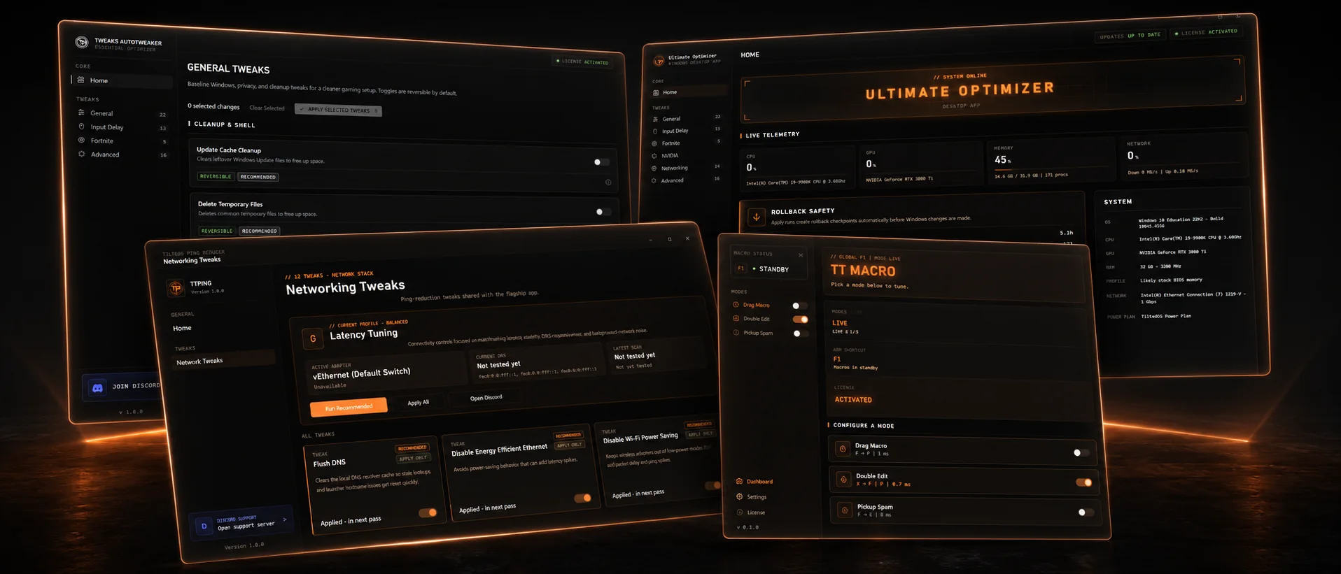 TTWEAKS software lineup preview
